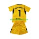 FC Barcelona Kind Shirt met Bedrukking Doelman Joan Garcia 1 Vierde 2026-2027 Korte Mouw