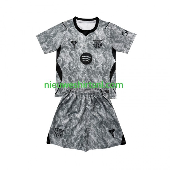 FC Barcelona Kind Shirt met Bedrukking Doelman Uit 2026-2027 Korte Mouw