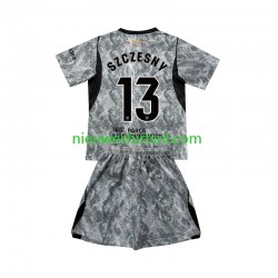 FC Barcelona Kind Shirt met Bedrukking Doelman Wojciech Szczesny 13 Uit 2026-2027 Korte Mouw