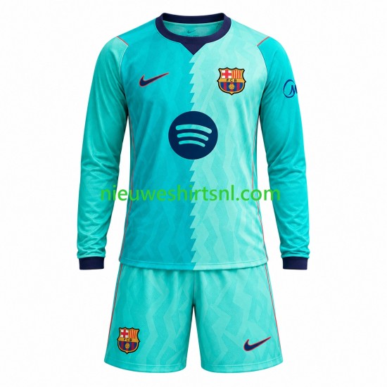 FC Barcelona Kind Shirt met Bedrukking Derde 2026-2027 Lange Mouw