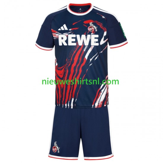 FC Köln Kind Shirt met Bedrukking Uit 2026-2027 Korte Mouw