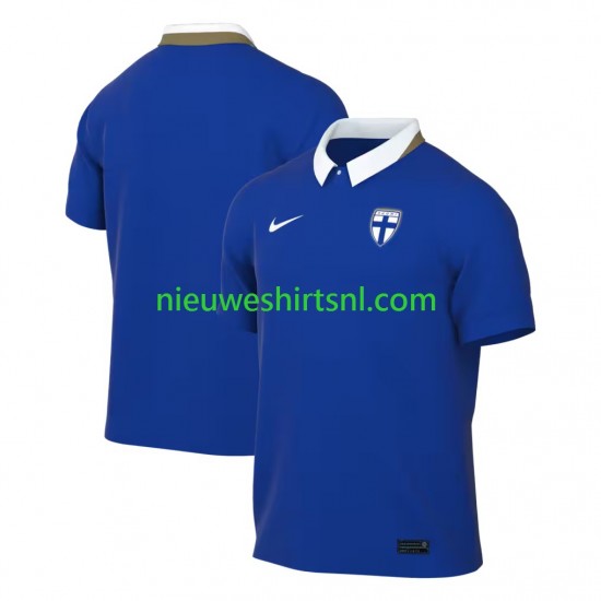 Finland Heren Shirt met Bedrukking Uit 2026 Korte Mouw
