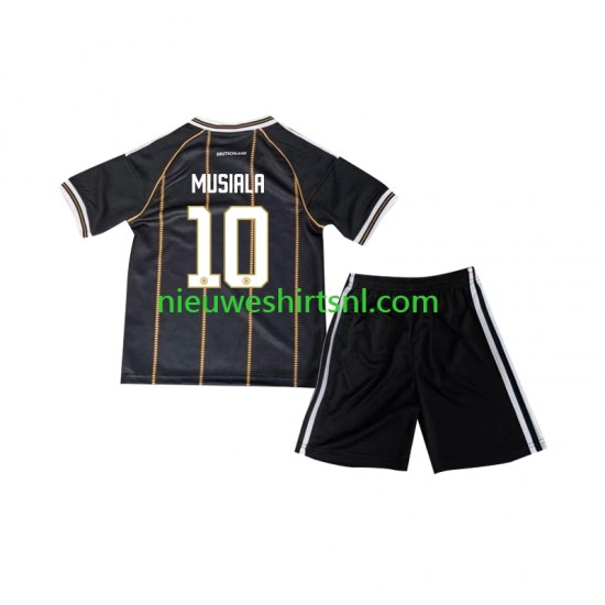 Duitsland Kind Shirt met Bedrukking Jamal Musiala 10 Derde WK 2026 Korte Mouw