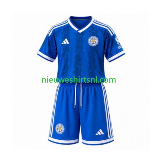 Leicester City Kind Shirt met Bedrukking Thuis 2026-2027 Korte Mouw