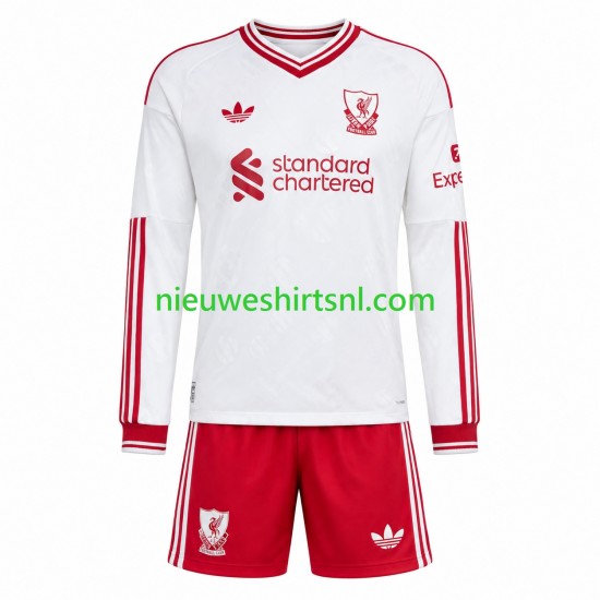Liverpool Kind Shirt met Bedrukking Uit 2026-2027 Lange Mouw