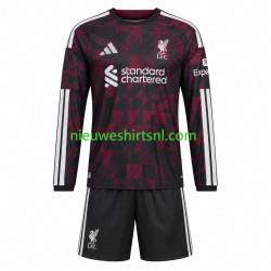 Liverpool Kind Shirt met Bedrukking Derde 2026-2027 Lange Mouw Liverpool Kind Shirt met Bedrukking Derde 2026-2027 Lange Mouw
