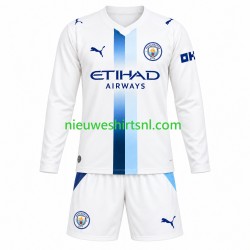 Manchester City Kind Shirt met Bedrukking Derde 2026-2027 Lange Mouw