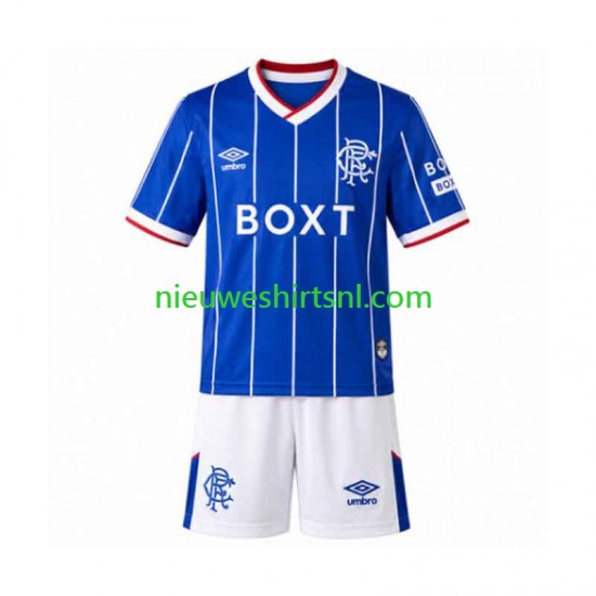Rangers Kind Shirt met Bedrukking Thuis 2026-2027 Korte Mouw
