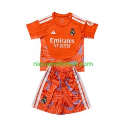 Real Madrid Kind Shirt met Bedrukking Doelman Thuis 2026-2027 Korte Mouw