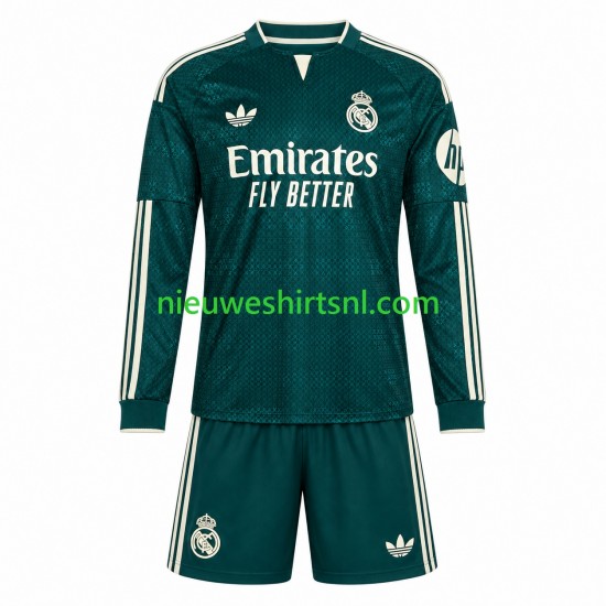 Real Madrid Kind Shirt met Bedrukking Uit 2026-2027 Lange Mouw