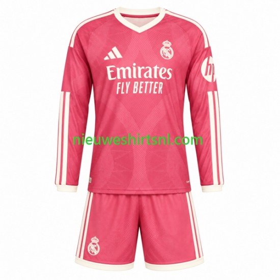 Real Madrid Kind Shirt met Bedrukking Derde 2026-2027 Lange Mouw
