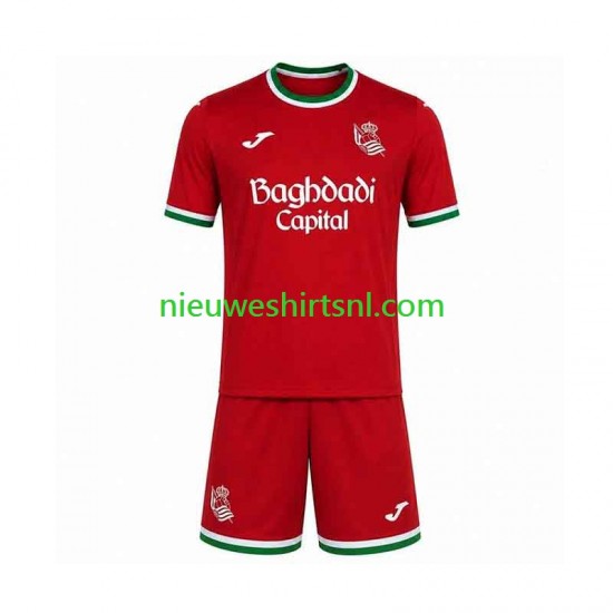 Real Sociedad Kind Shirt met Bedrukking Derde 2026-2027 Korte Mouw