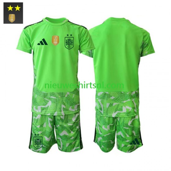 Spanje Kind Shirt met Bedrukking Doelman Derde 2026-2027 Korte Mouw