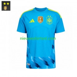 Spanje Heren Shirt met Bedrukking Doelman Thuis 2026-2027 Korte Mouw Spanje Heren Shirt met Bedrukking Doelman Thuis 2026-2027 Korte Mouw