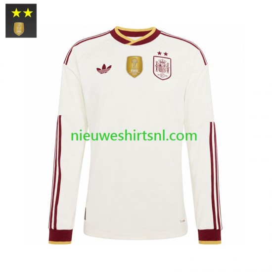 Spanje Heren Shirt met Bedrukking Uit 2026-2027 Lange Mouw