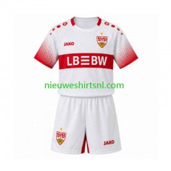 VfB Stuttgart Kind Shirt met Bedrukking Uit 2026-2027 Korte Mouw VfB Stuttgart Kind Shirt met Bedrukking Uit 2026-2027 Korte Mouw