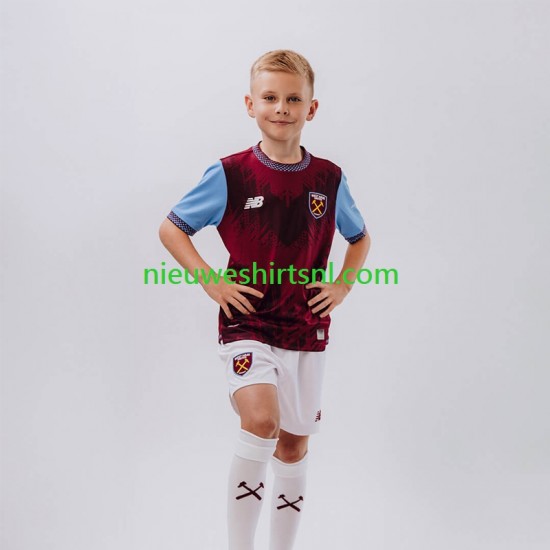 West Ham United Kind Shirt met Bedrukking Thuis 2026-2027 Korte Mouw