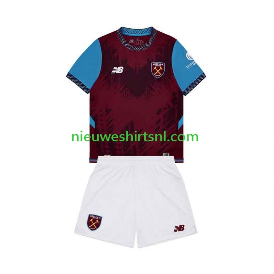 West Ham United Kind Shirt met Bedrukking Thuis 2026-2027 Korte Mouw