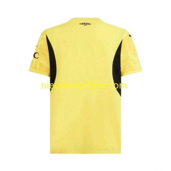 AC Milan Heren Shirt met Bedrukking Doelman Uit 2024-2025 Korte Mouw