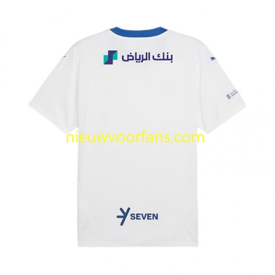Heren Shirt met Bedrukking Al Hilal Uit 2024-2025 Korte Mouw