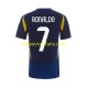 Heren Shirt met Bedrukking Al Nassr Cristiano Ronaldo 7 Uit 2024-2025 Korte Mouw