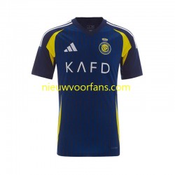 Heren Shirt met Bedrukking Al Nassr Cristiano Ronaldo 7 Uit 2024-2025 Korte Mouw