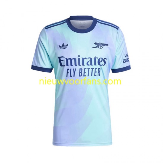 Arsenal Heren Shirt met Bedrukking ODEGAARD 8 Derde 2024-2025 Korte Mouw