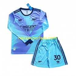 Arsenal Kind Shirt met Bedrukking Sterling 30 Derde 2024-2025 Lange Mouw