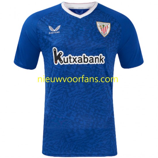 Athletic Bilbao Heren Shirt met Bedrukking Williams JR 10 Uit 2024-2025 Korte Mouw