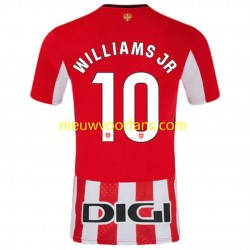 Athletic Bilbao Heren Shirt met Bedrukking Williams JR 10 Thuis 2024-2025 Korte Mouw