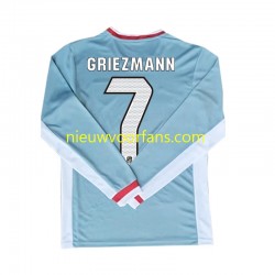 Atlético Madrid Heren Shirt met Bedrukking Antoine Griezmann 7 Uit 2024-2025 Lange Mouw