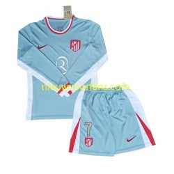 Atlético Madrid Kind Shirt met Bedrukking Antoine Griezmann 7 Uit 2024-2025 Lange Mouw