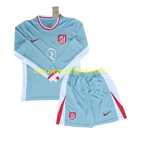 Atlético Madrid Kind Shirt met Bedrukking Uit 2024-2025 Lange Mouw