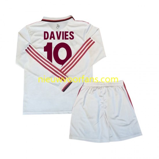 FC Bayern München Kind Shirt met Bedrukking Davies 19 Derde 2024-2025 Lange Mouw