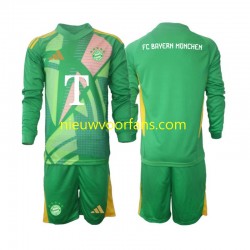 FC Bayern München Kind Shirt met Bedrukking Doelman Vierde 2024-2025 Lange Mouw