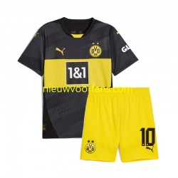 Borussia Dortmund Kind Shirt met Bedrukking Julian Brandt 10 Uit 2024-2025 Korte Mouw