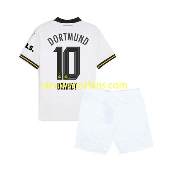 Borussia Dortmund Kind Shirt met Bedrukking Julian Brandt 10 Derde 2024-2025 Korte Mouw