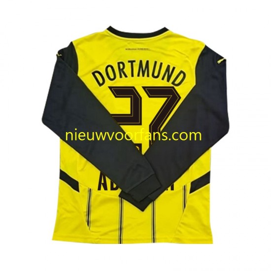 Borussia Dortmund Heren Shirt met Bedrukking Karim Adeyemi 27 Thuis 2024-2025 Lange Mouw