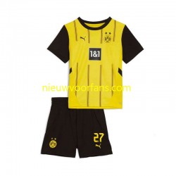 Borussia Dortmund Kind Shirt met Bedrukking Karim Adeyemi 27 Thuis 2024-2025 Korte Mouw