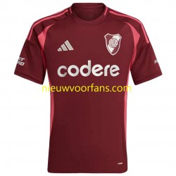 CA River Plate Heren Shirt met Bedrukking Uit 2024-2025 Korte Mouw