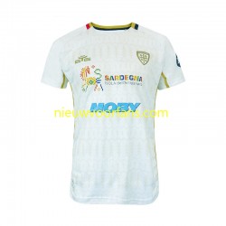 Cagliari Heren Shirt met Bedrukking Uit 2024-2025 Korte Mouw