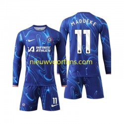 Chelsea Kind Shirt met Bedrukking Madueke 11 Thuis 2024-2025 Lange Mouw
