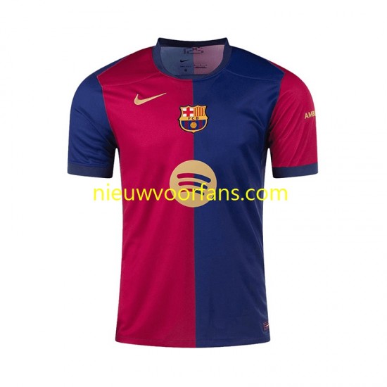 FC Barcelona Heren Shirt met Bedrukking RAPHINHA 11 Thuis 2024-2025 Korte Mouw