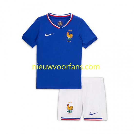 Frankrijk Kind Shirt met Bedrukking Bradley Barcola 20 Thuis 2024 Korte Mouw