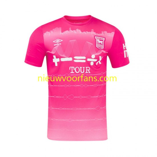 Heren Shirt met Bedrukking Ipswich Town Derde 2024-2025 Korte Mouw