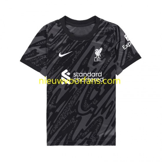 Liverpool Heren Shirt met Bedrukking Doelman Thuis 2024-2025 Korte Mouw