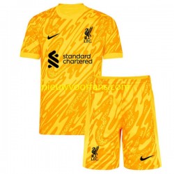 Liverpool Kind Shirt met Bedrukking Doelman Vierde 2024-2025 Korte Mouw