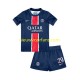 Paris Saint-Germain Kind Shirt met Bedrukking Bradley Barcola 29 Thuis 2024-2025 Korte Mouw