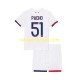 Paris Saint-Germain Kind Shirt met Bedrukking Willian Pacho 51 Uit 2024-2025 Korte Mouw