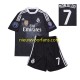 Real Madrid Kind Shirt met Bedrukking Cristiano Ronaldo 7 2014 Retro Derde Korte Mouw